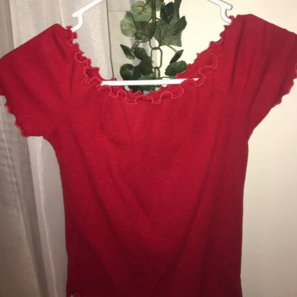 Brandy Melville Ruffle Top